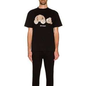 Palm Angels Bear Classic Tee in Black Short Sleeve